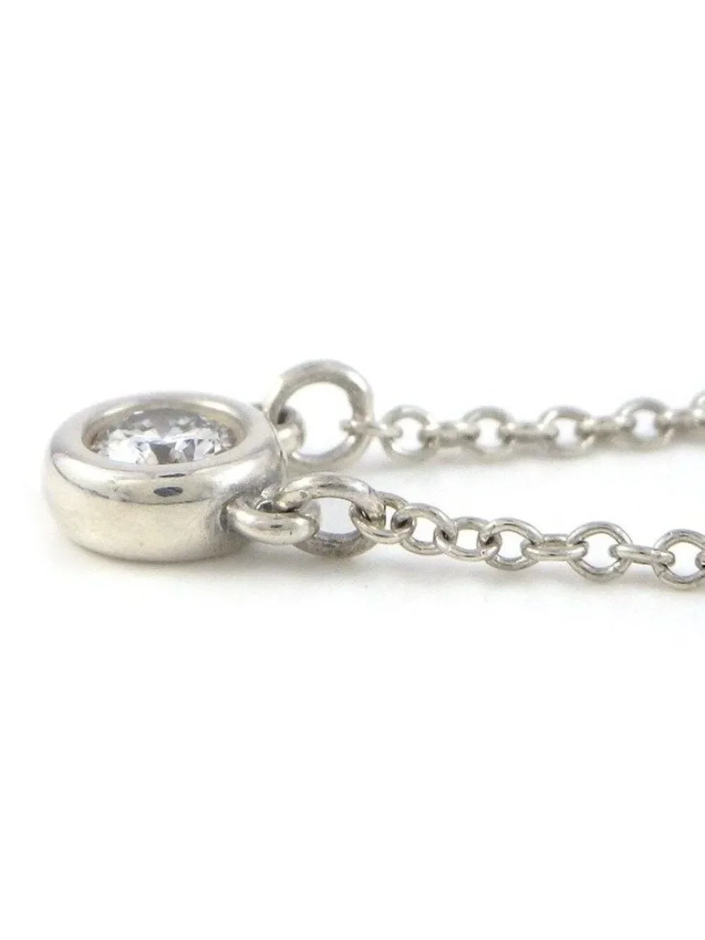 Tiffany & Co Necklace by the Yard 1 Point Diamond
